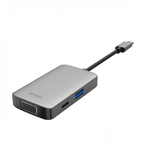 WiWU Alpha A513HVP 5 in 1 USB Type C Hub